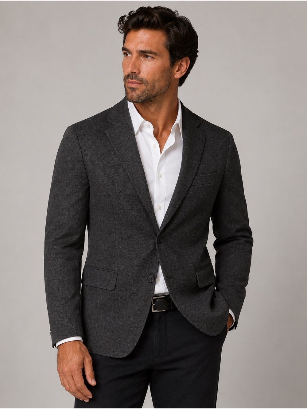 Penguin • NWT $395 USMen's Charcoal Two-Button Blazer - Classic Tailored Fit